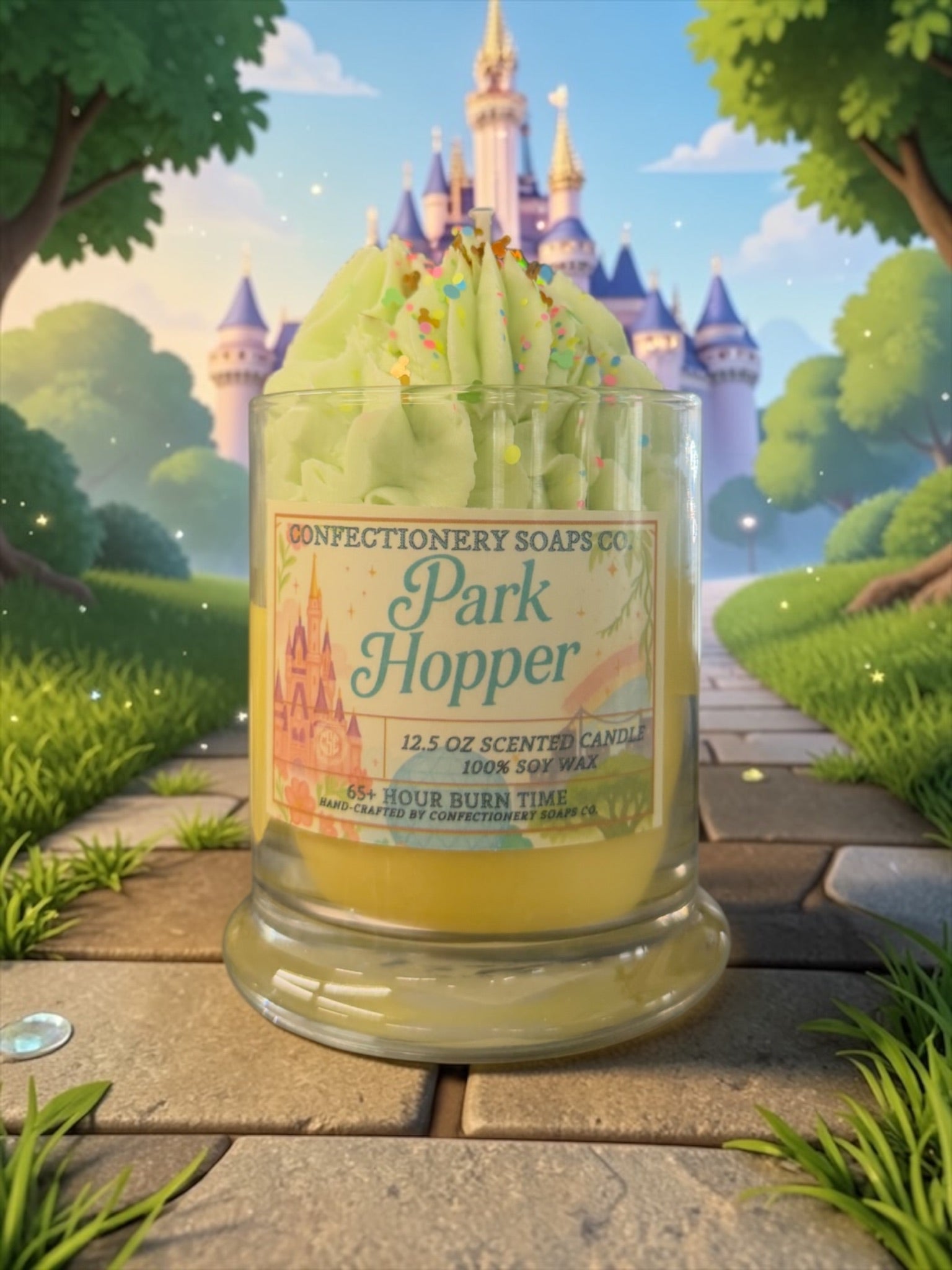 Park Hopper Specialty Glass Candle