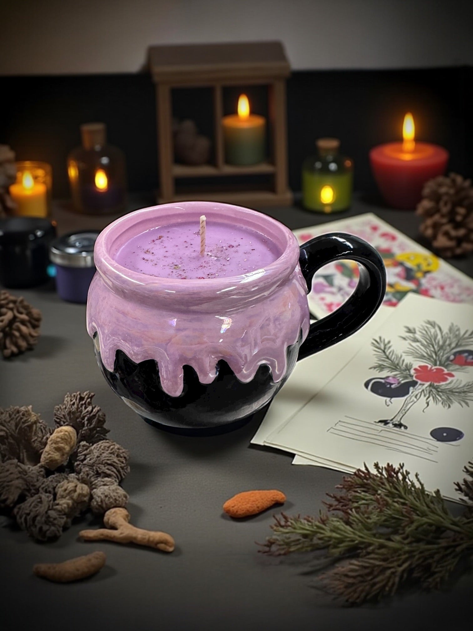 Polyjuice Potion Cauldron Candle