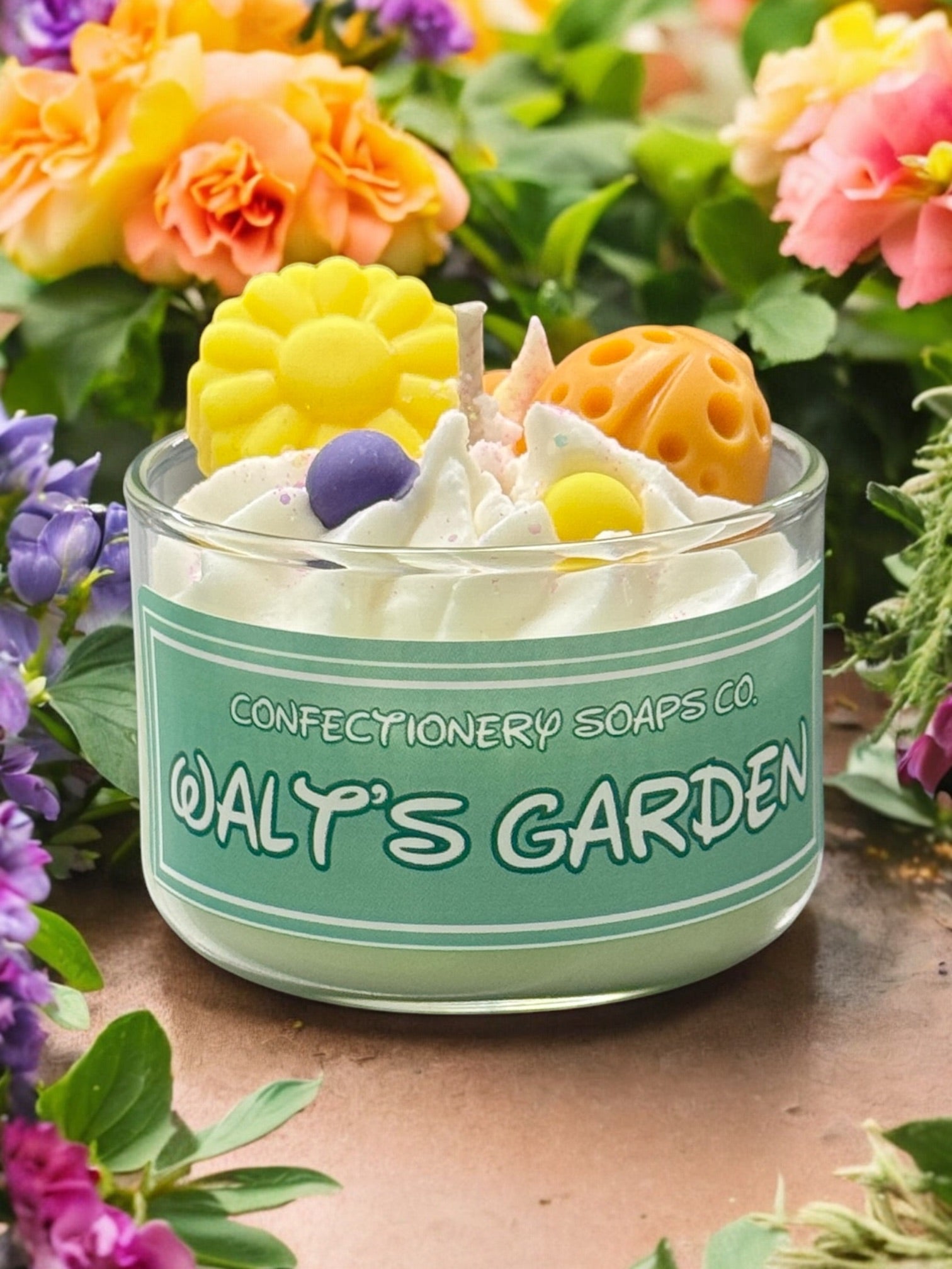Walt's Garden Glass Candle
