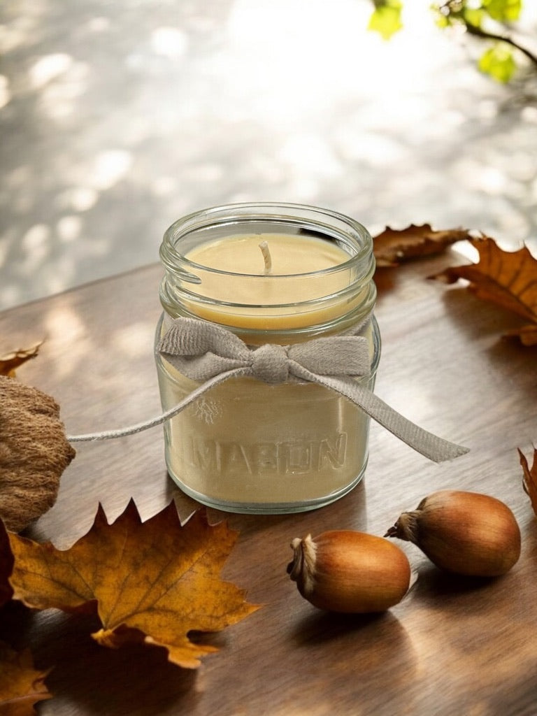 Warm & Cozy Mason Jar Candle