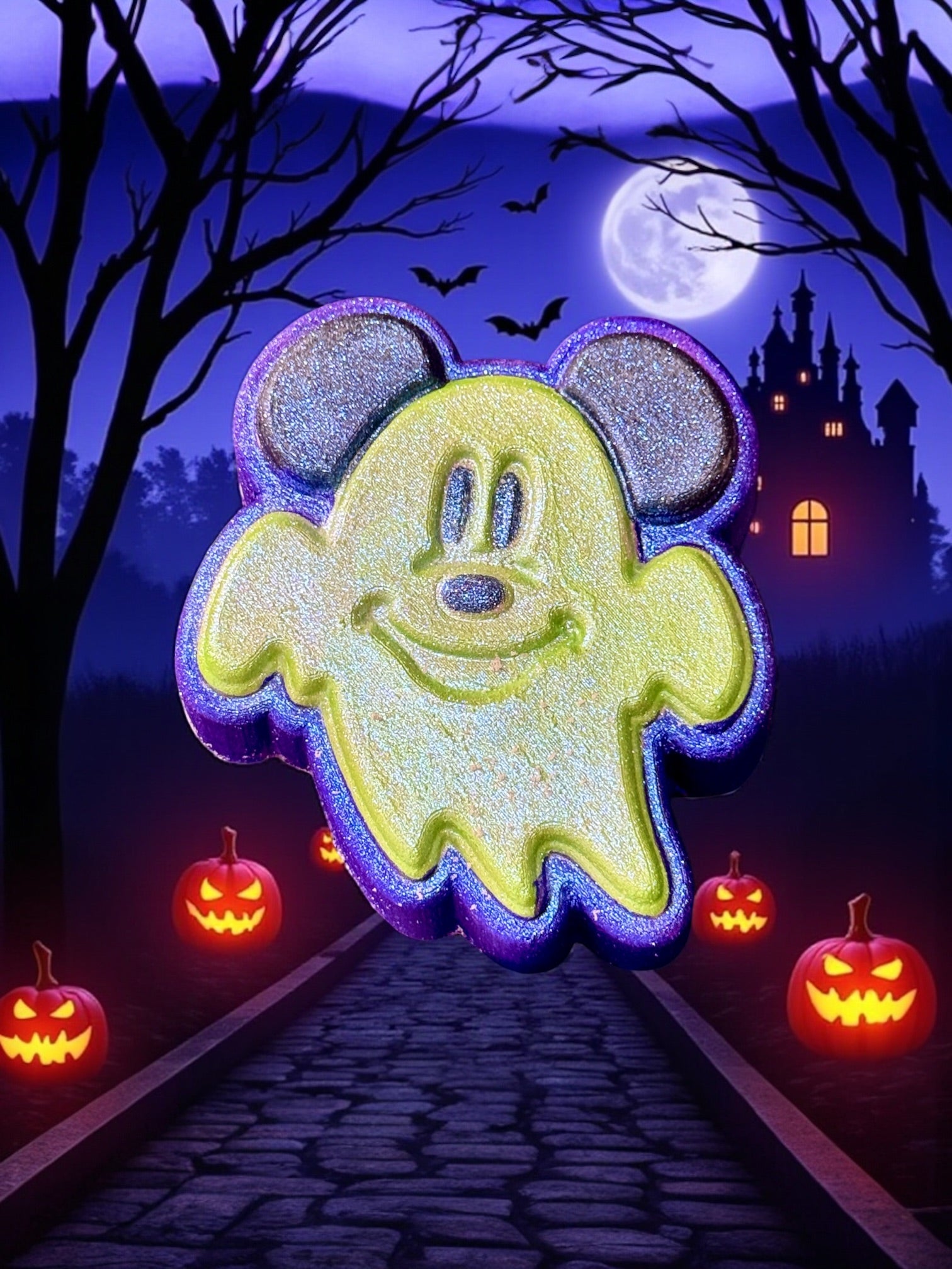Boo To You Ghost Mickey Bath Fizzie