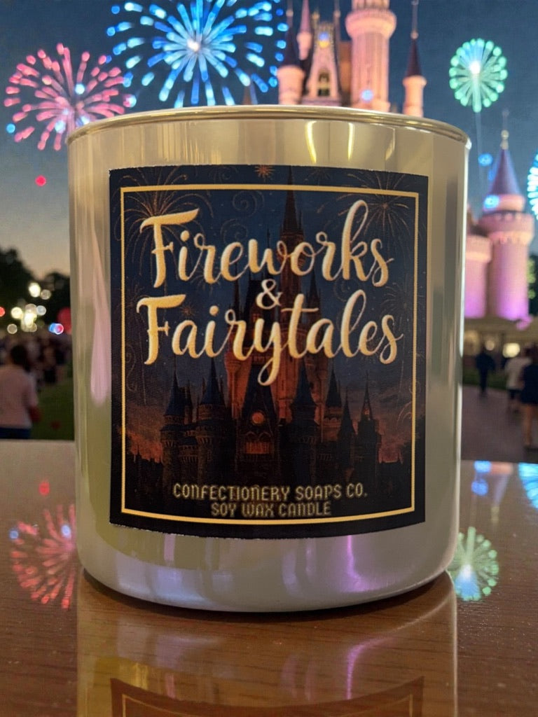 Fireworks & Fairytales Iridescent Candle