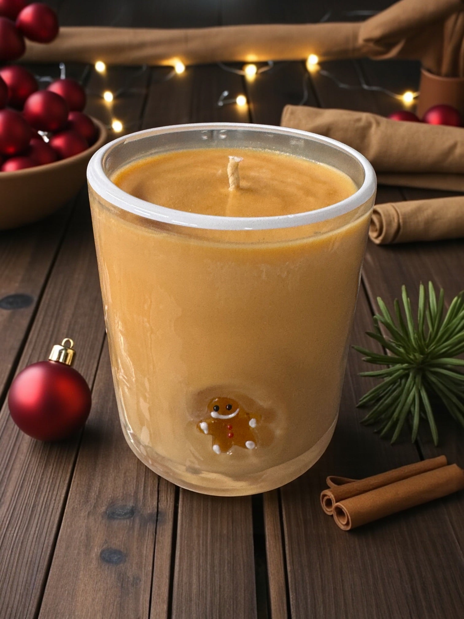 Gingerbread Cookies Deco Candle