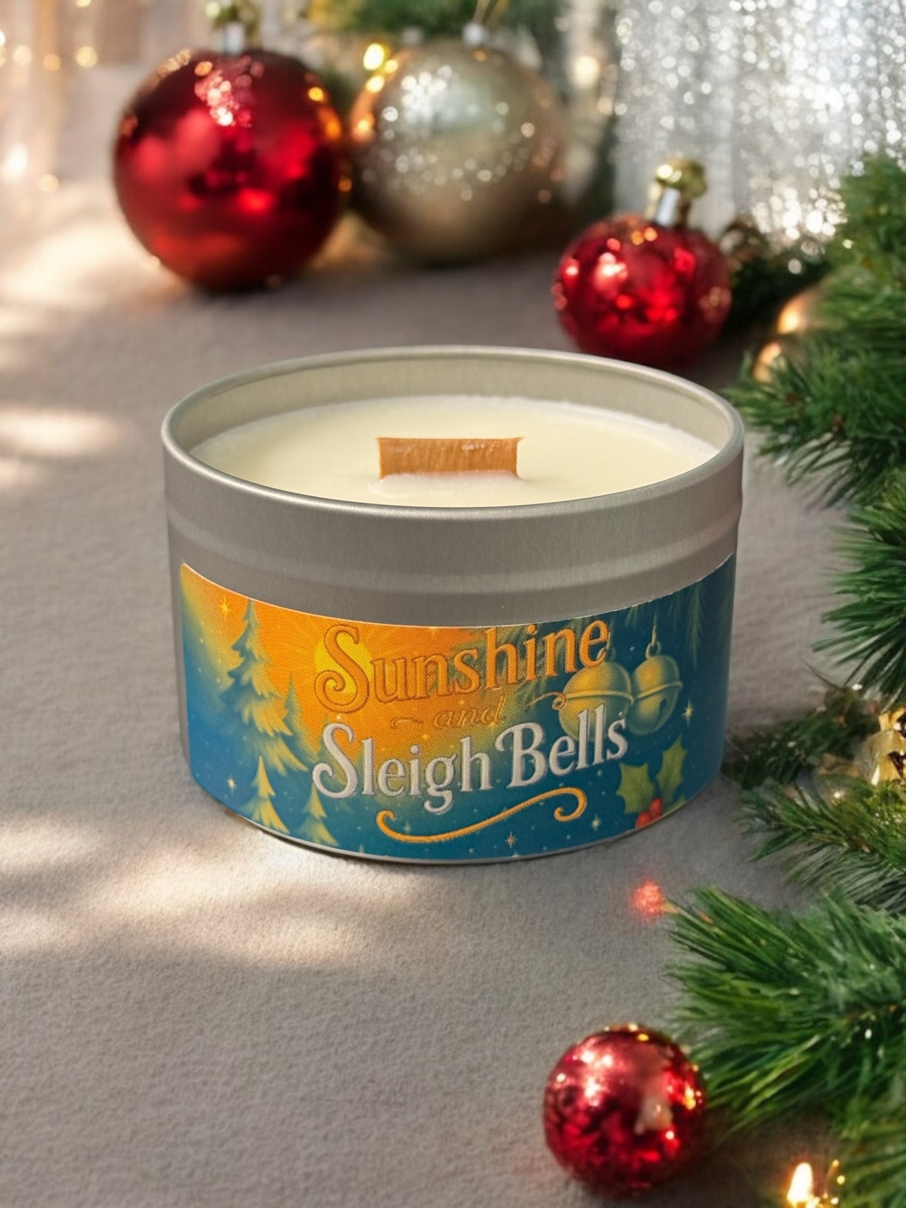 Sunshine and Sleigh Bells Candle