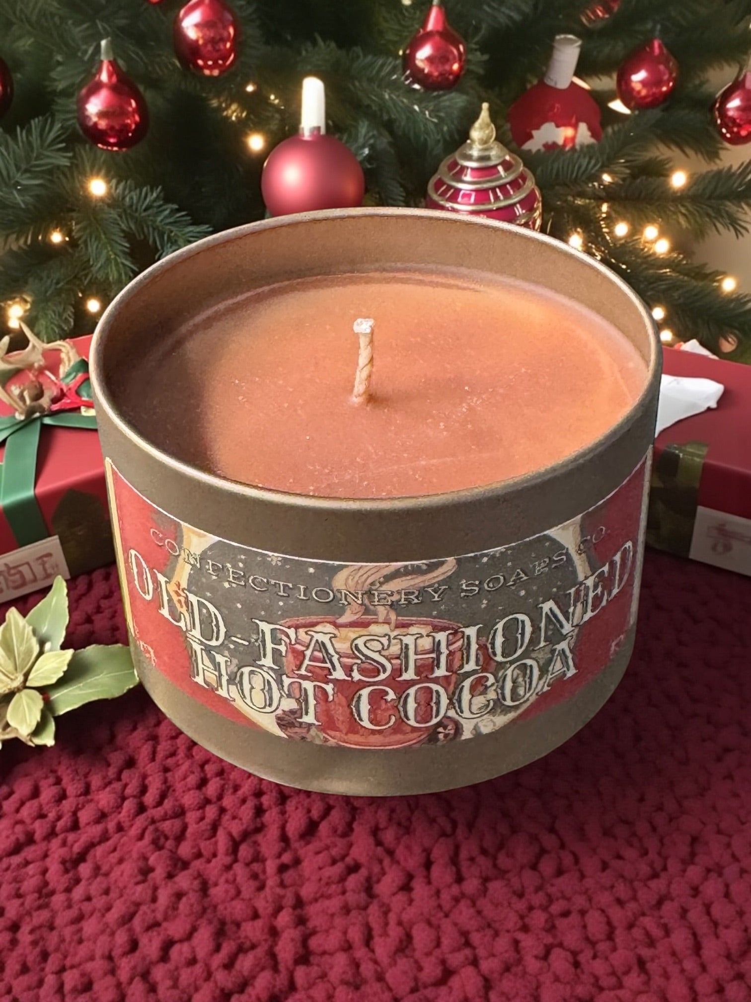 Old-Fashioned Hot Cocoa Candle