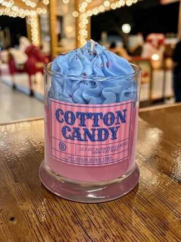 Cotton Candy Specialty Glass Candle
