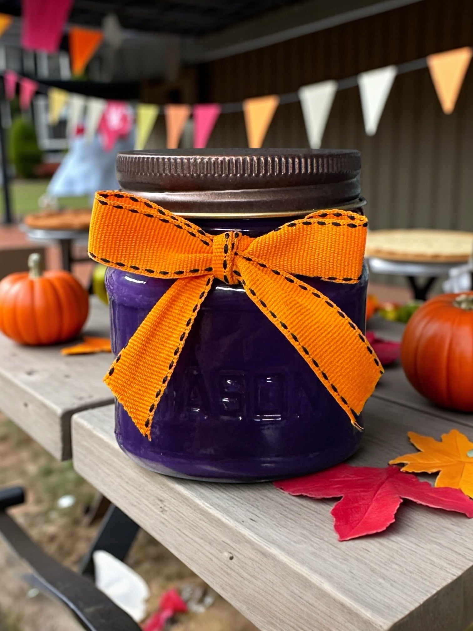 Blueberry Pumpkin Pie Mason Jar Candle