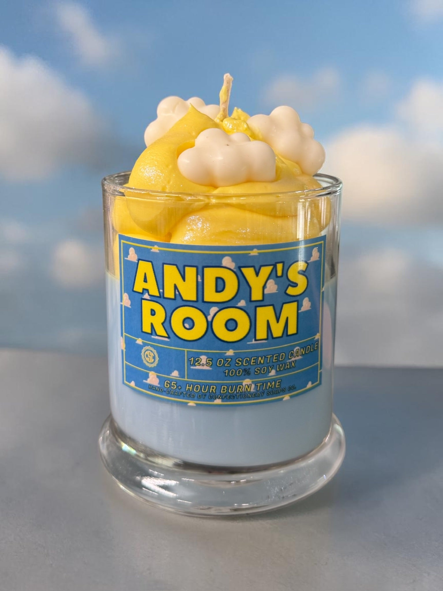 Andy's Room Specialty Glass Candle