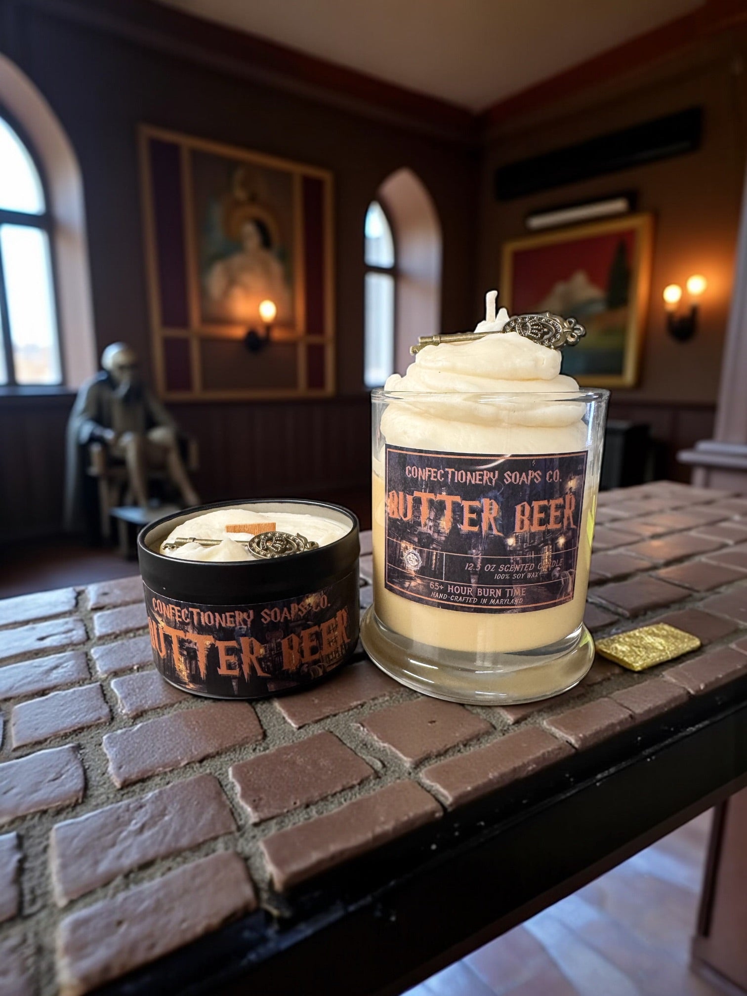 Butter Beer Candle
