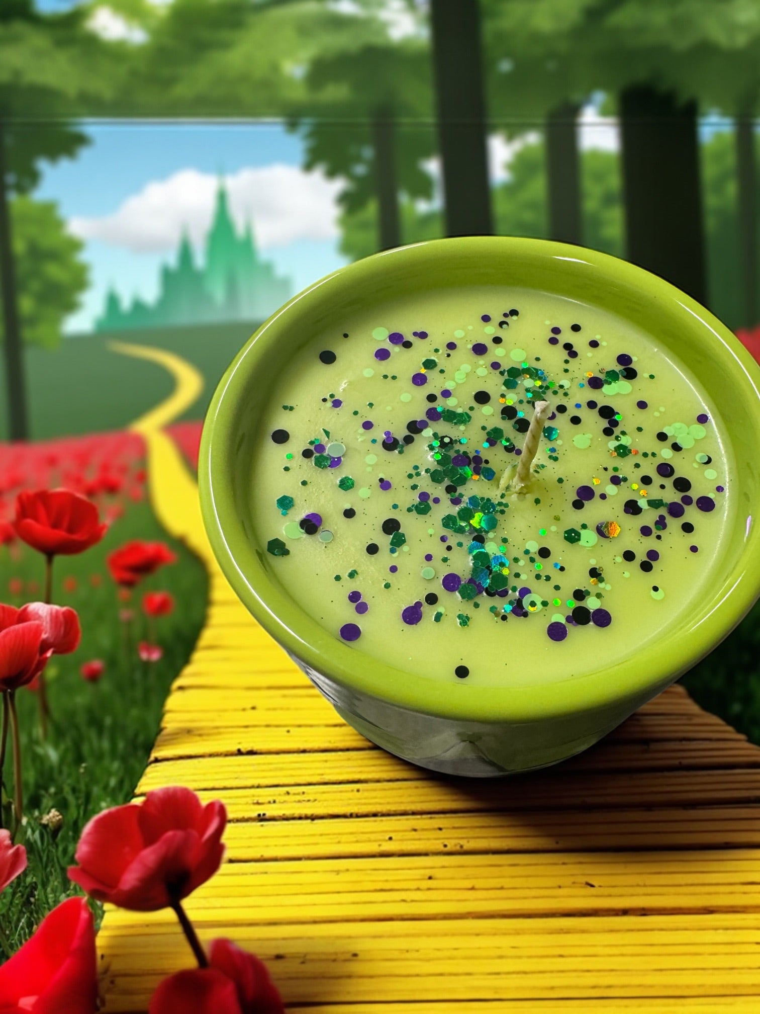 Wicked Witch Deco Candle