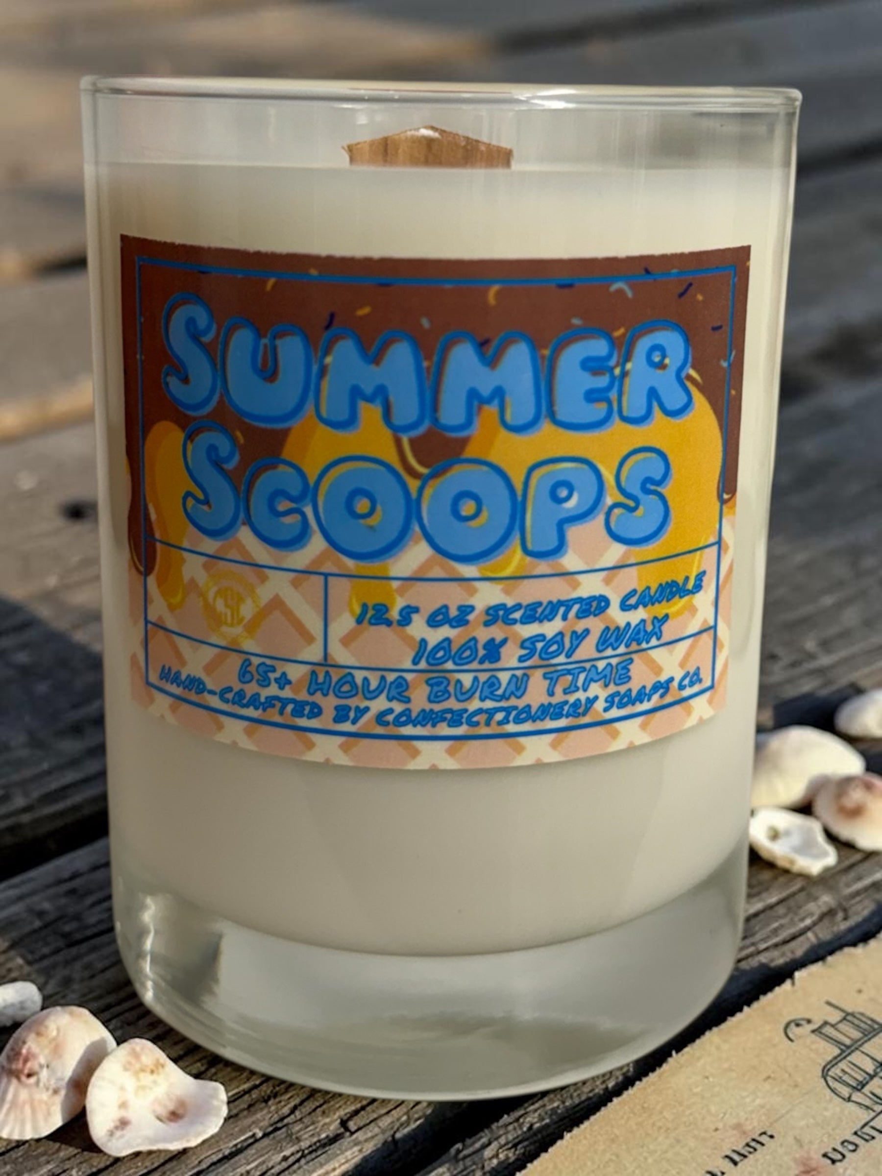 Summer Scoops Luxe Candle (12.5 Ounce, Heavy Bottom)