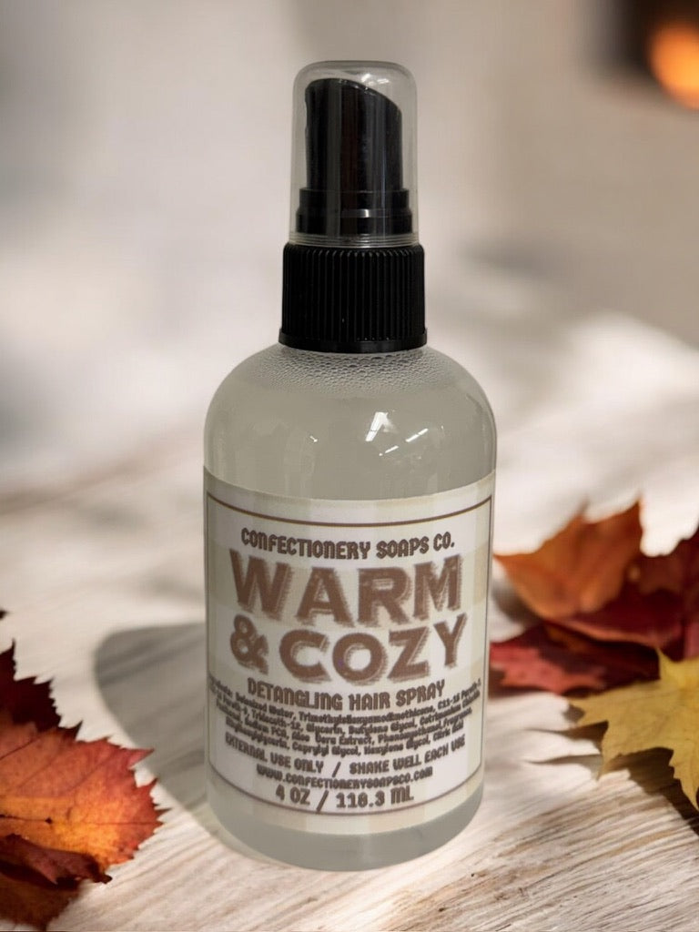 Warm & Cozy Detangling Hair Spray