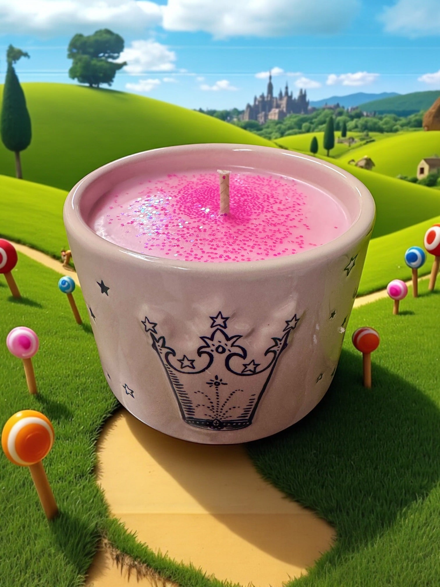 Good Witch Deco Candle