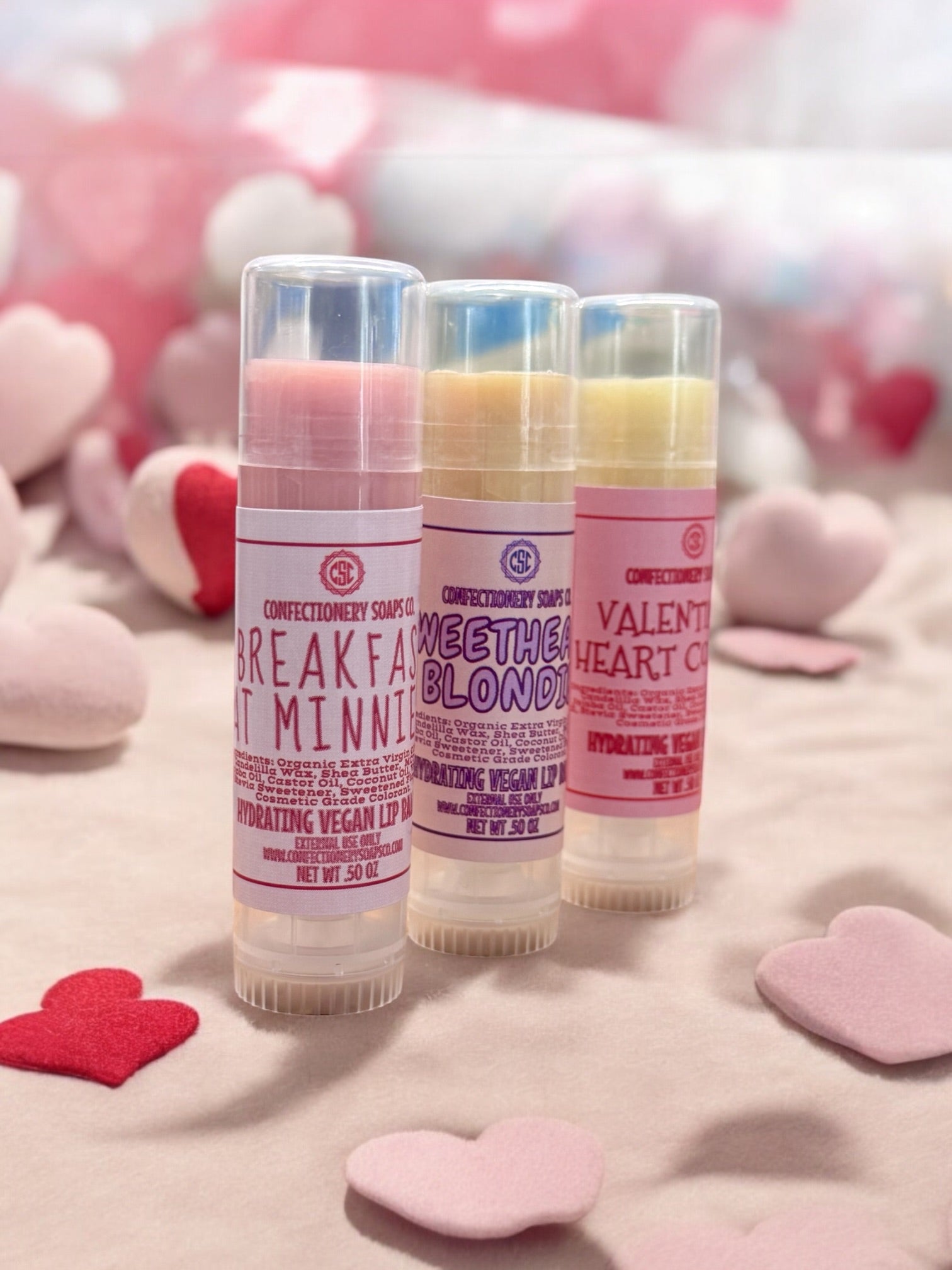 Valentine's Heart Cookies Lip Balm