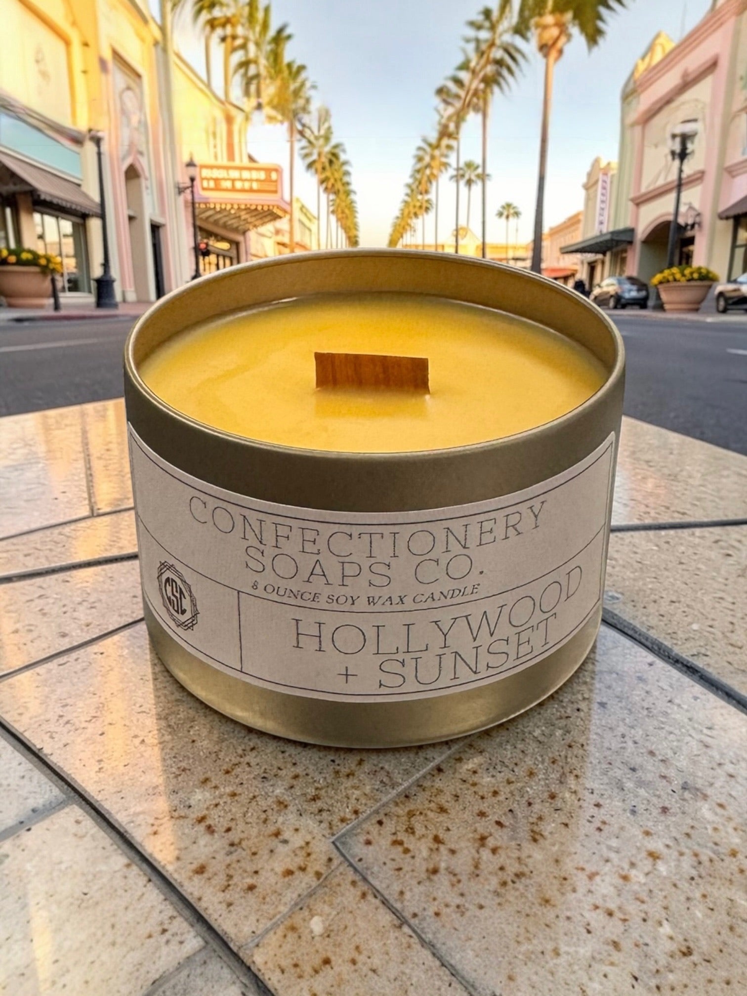 Hollywood + Sunset Candle