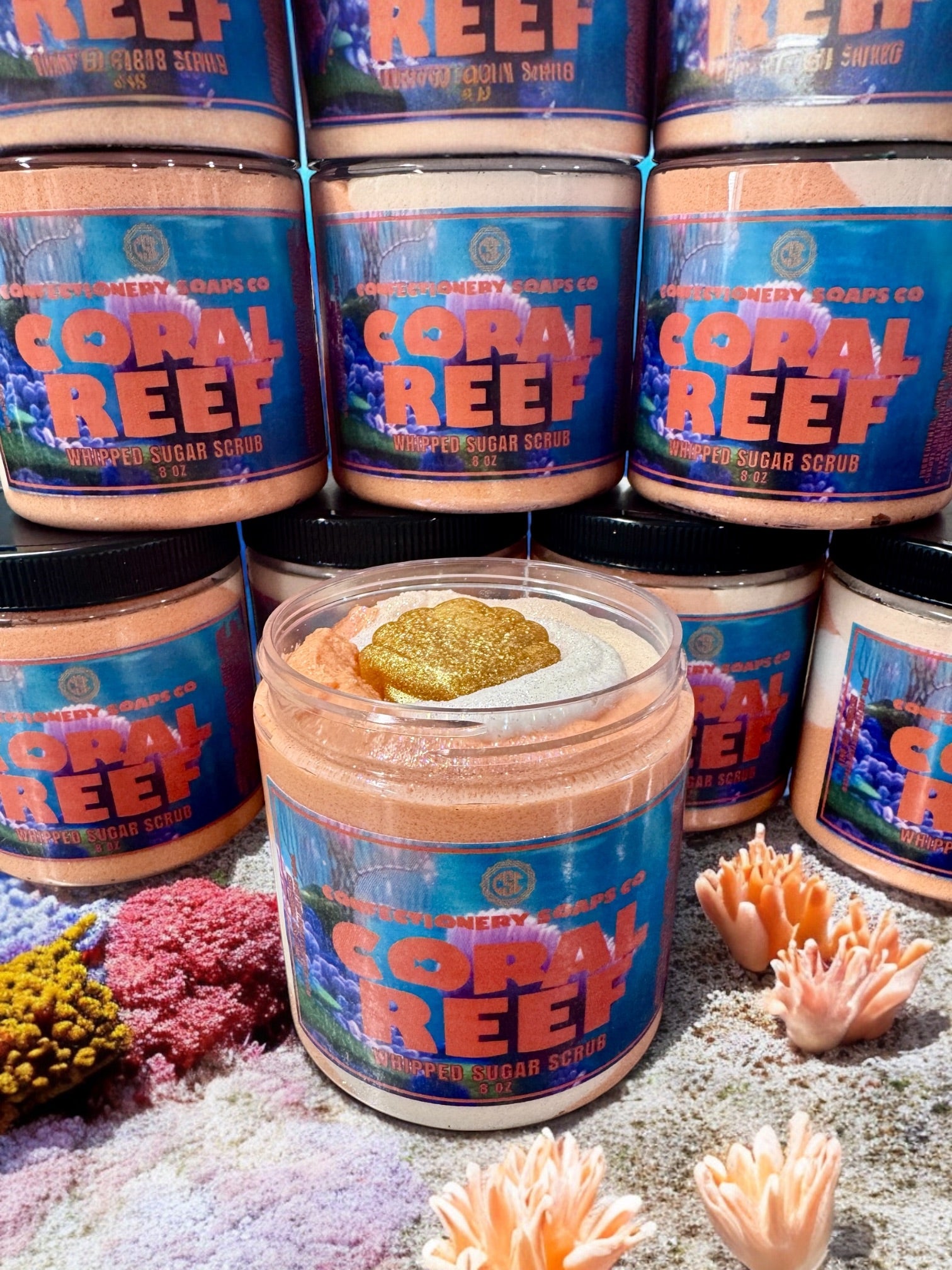 Coral Reef Whipped Sugar Scrub