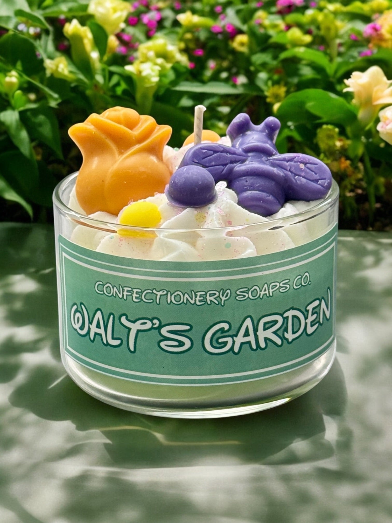 Walt's Garden Glass Candle