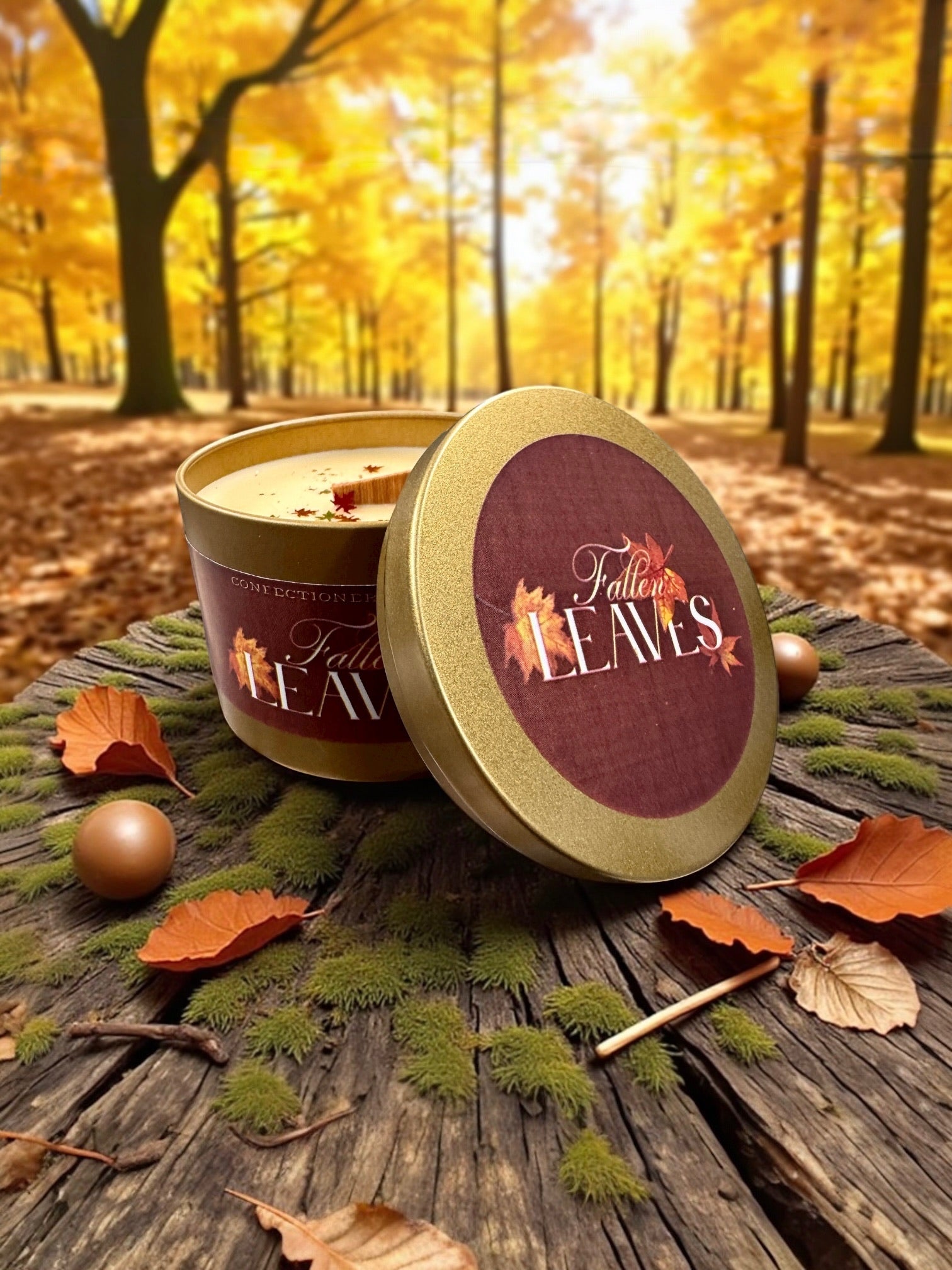 Fallen Leaves Candle
