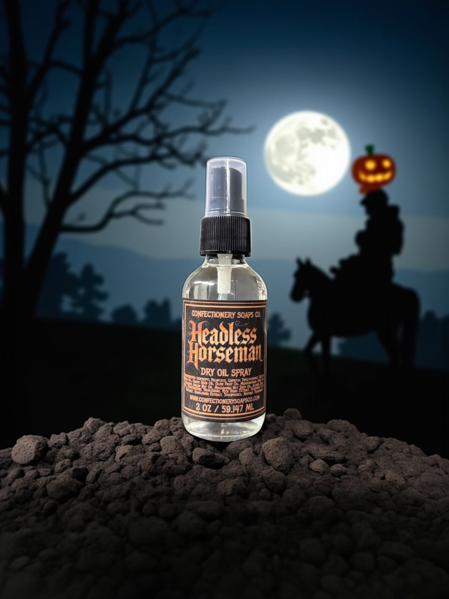 Headless Horseman Dry Oil Spray
