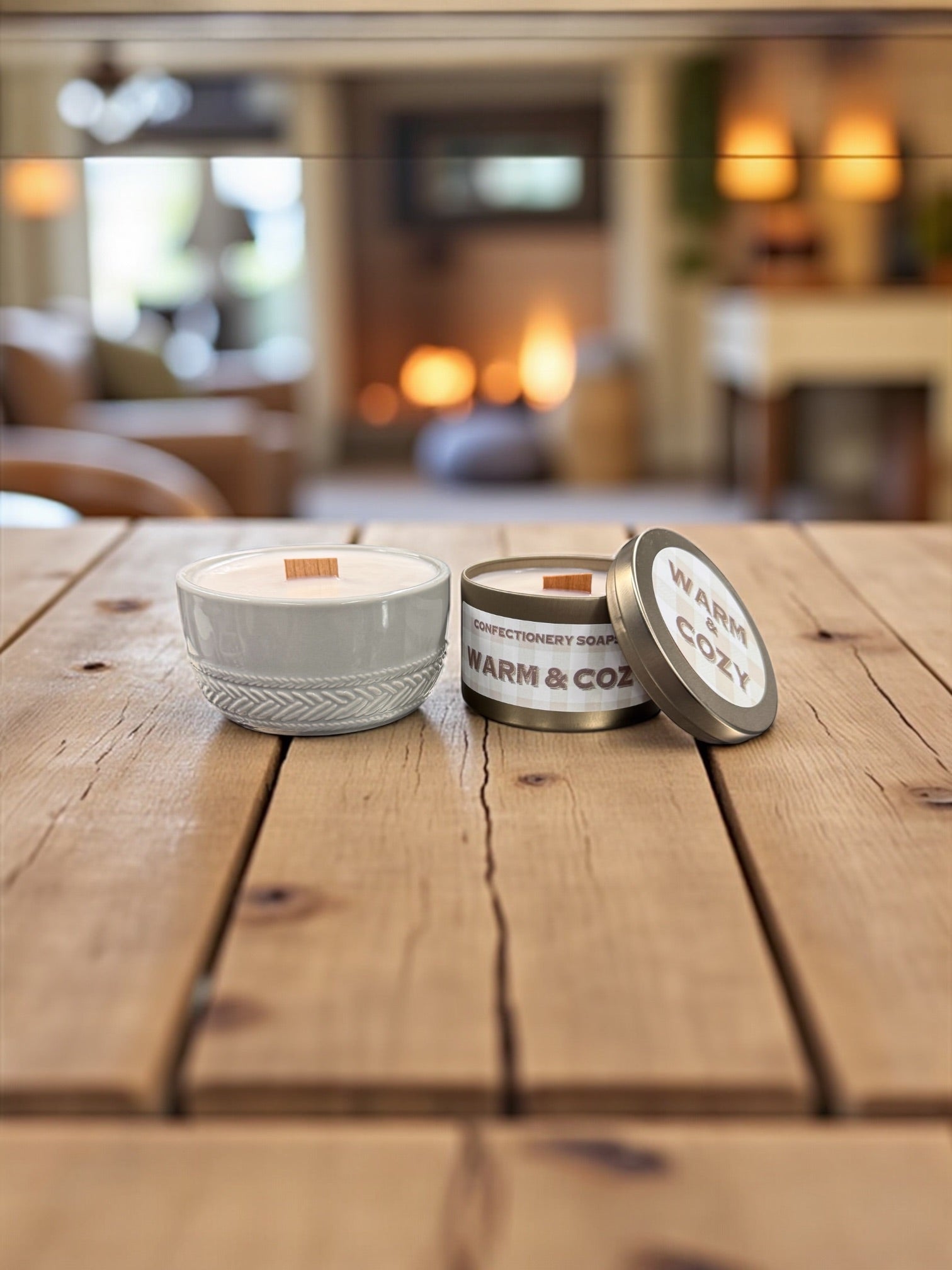 Warm & Cozy Ramekin Candle