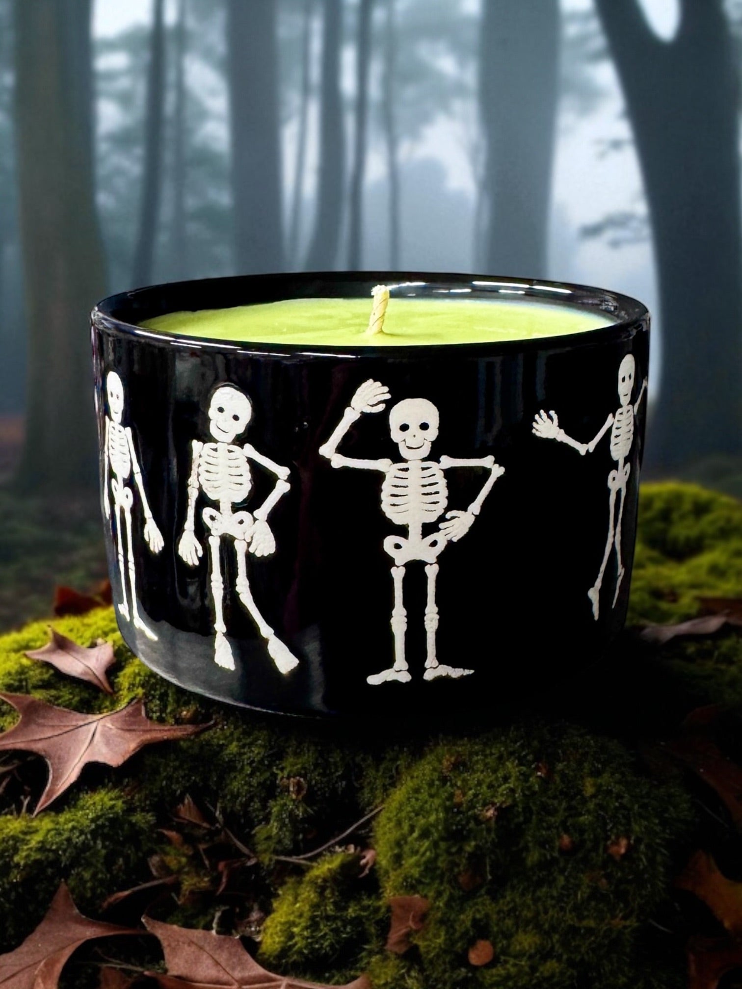 Cereal Killer Skeleton Candle