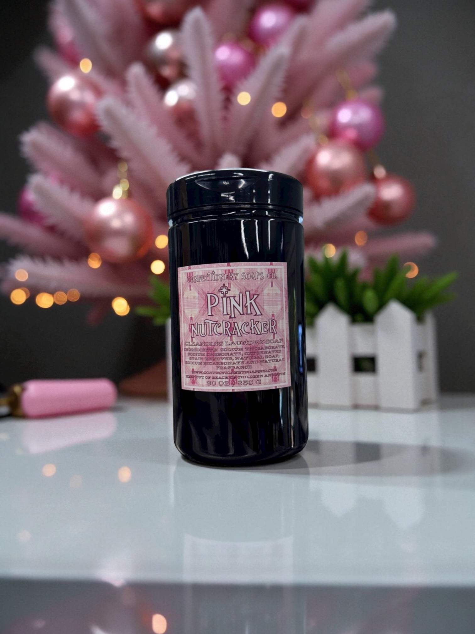 Pink Nutcracker Cleansing Laundry Soap