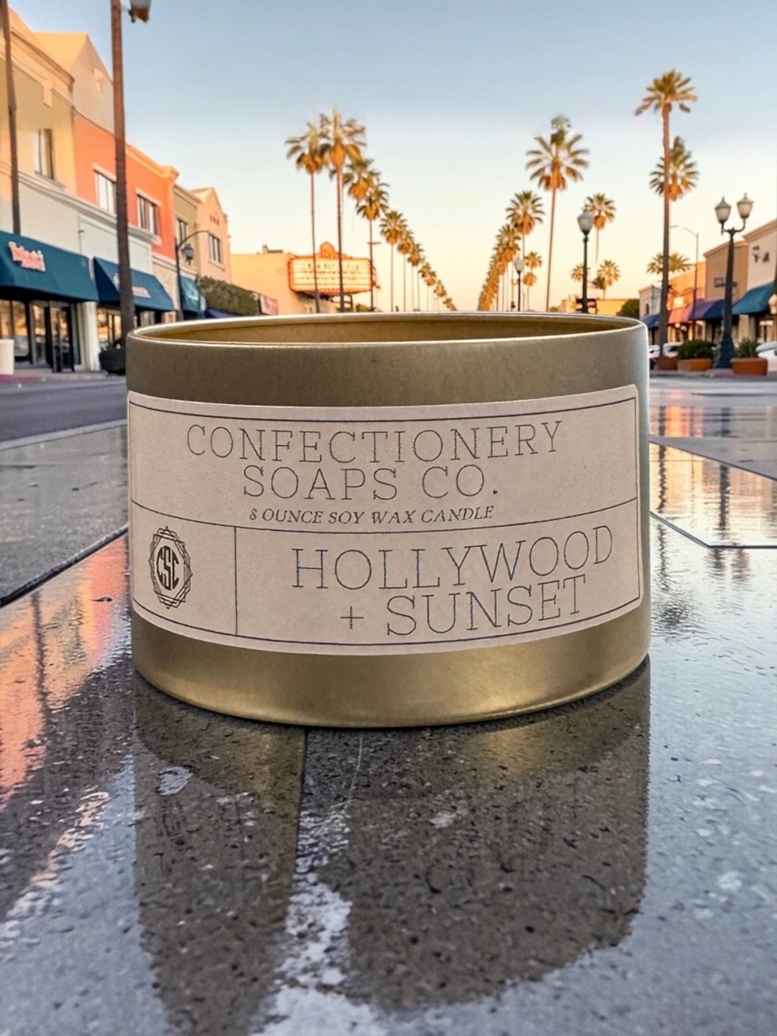Hollywood + Sunset Candle