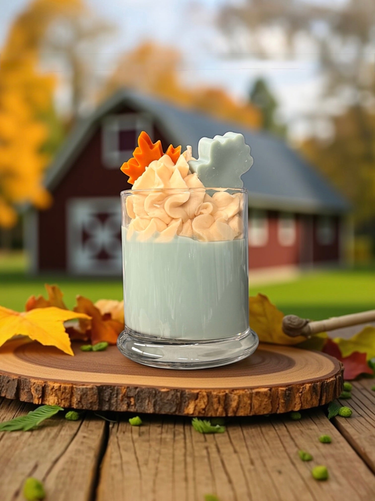 Autumn Breeze Specialty Glass Candle