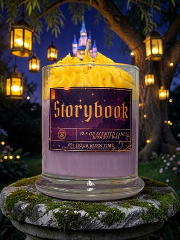 Storybook Specialty Glass Candle