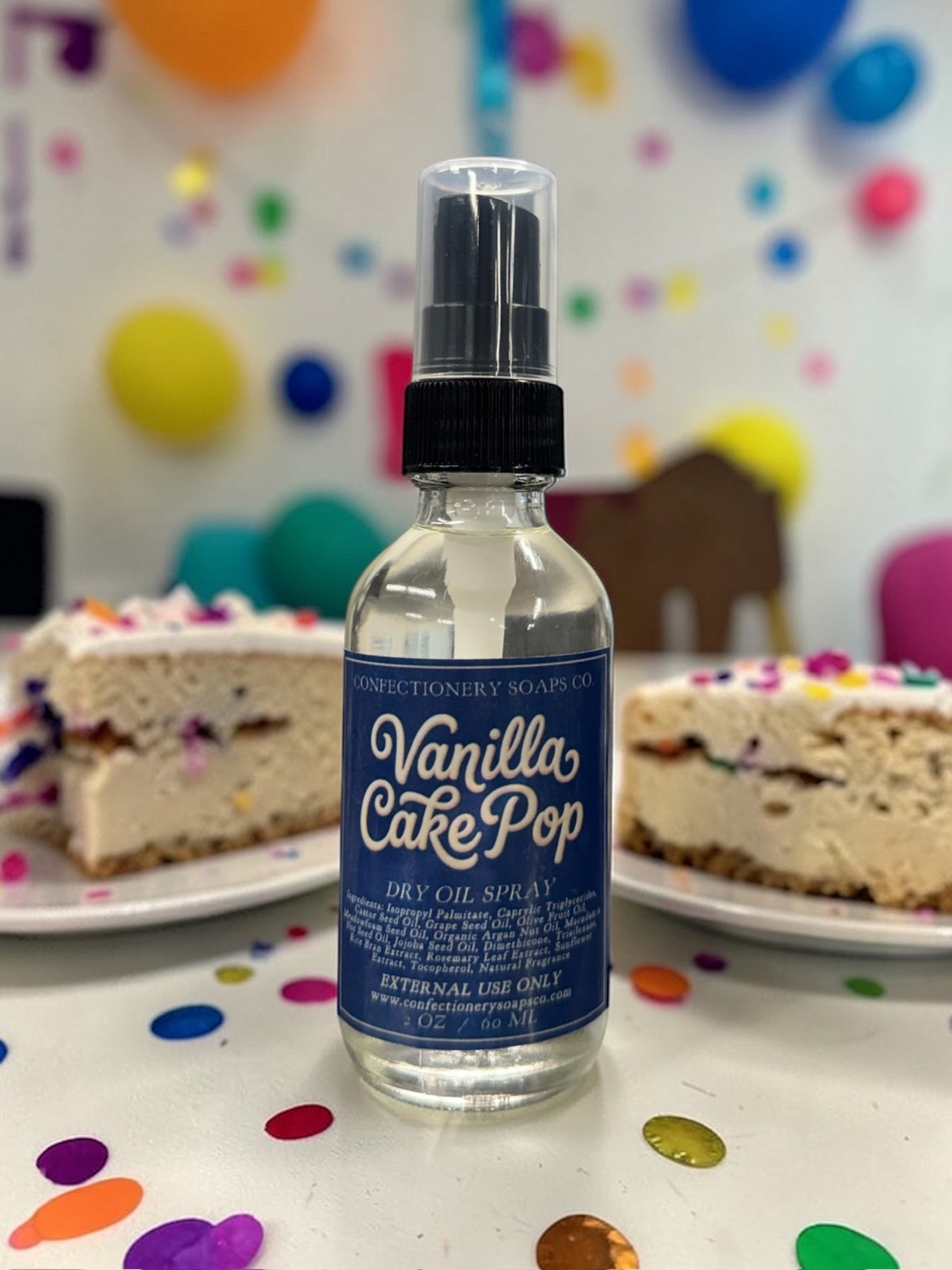 Vanilla Cake Pop Dry Oil Spray