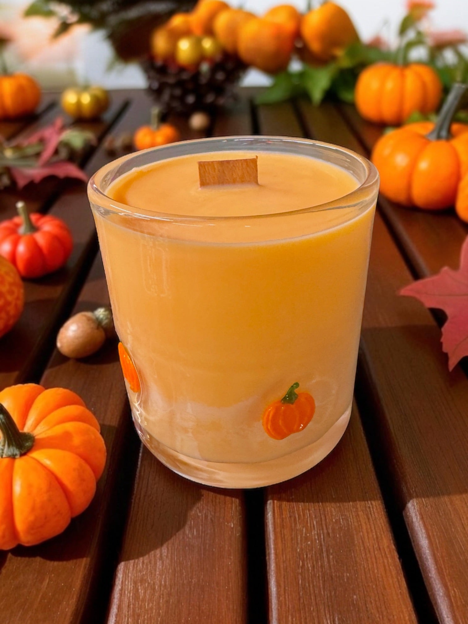 Pumpkin Mickey Deco Candle
