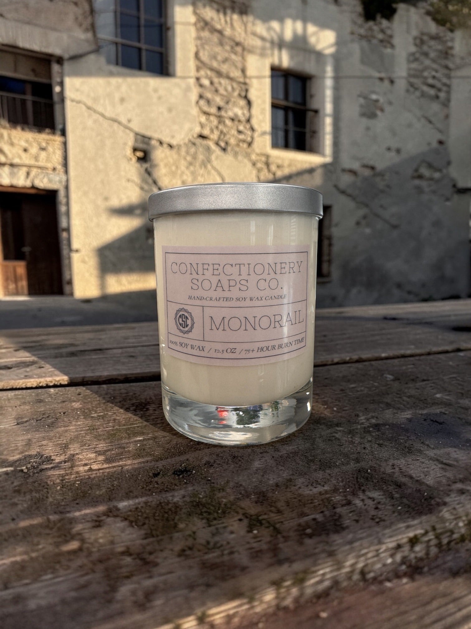 Monorail 12.5 Ounce Glass Candle