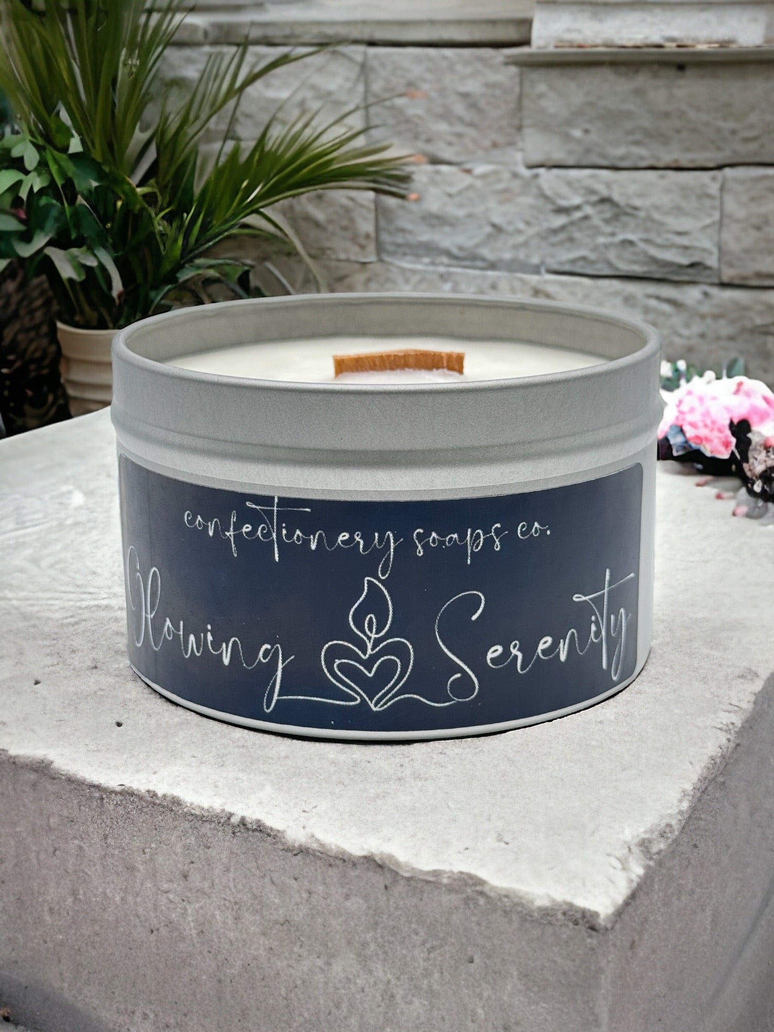 Glowing Serenity Candle