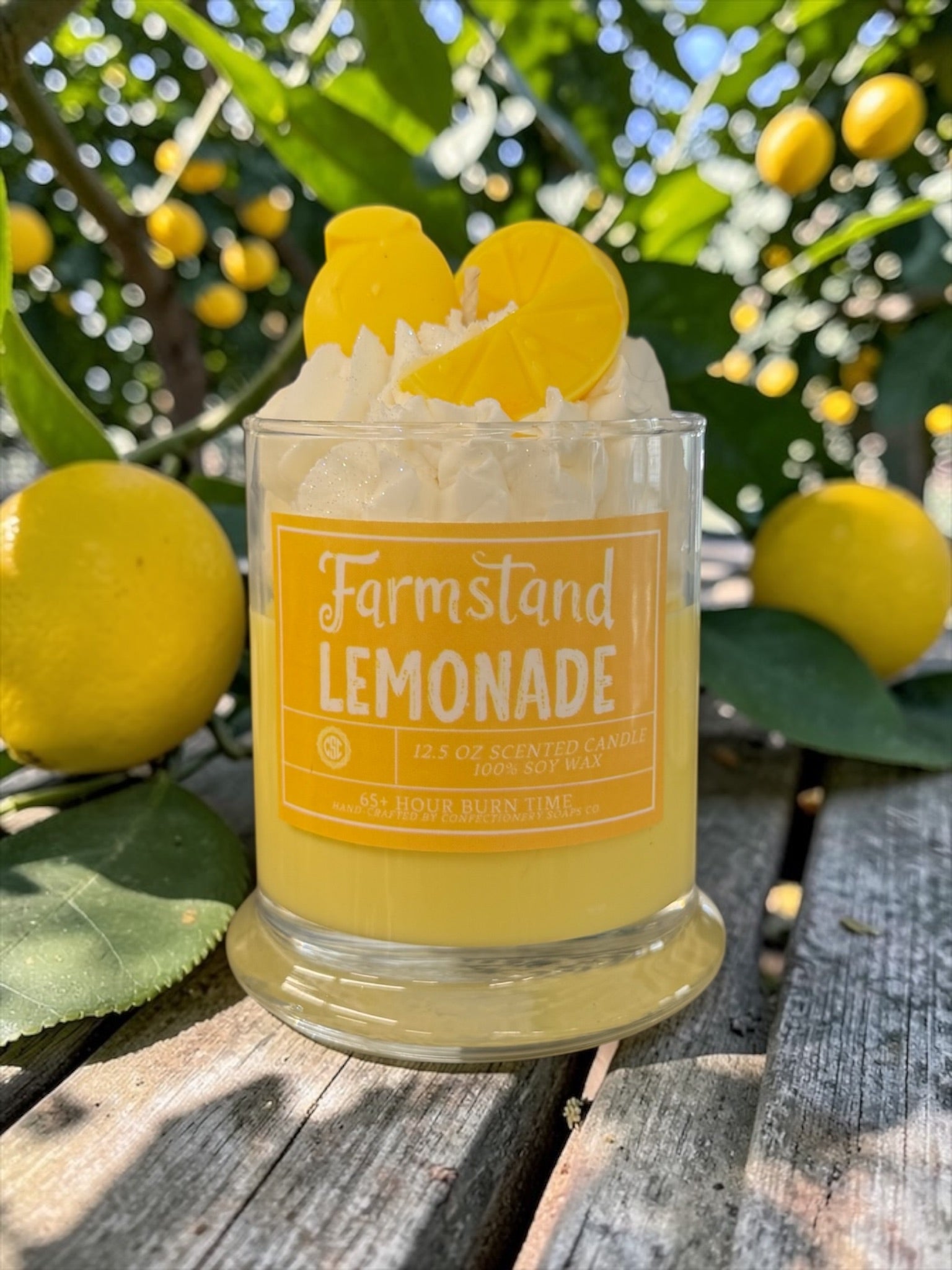 Farmstand Lemonade Specialty Glass Candle