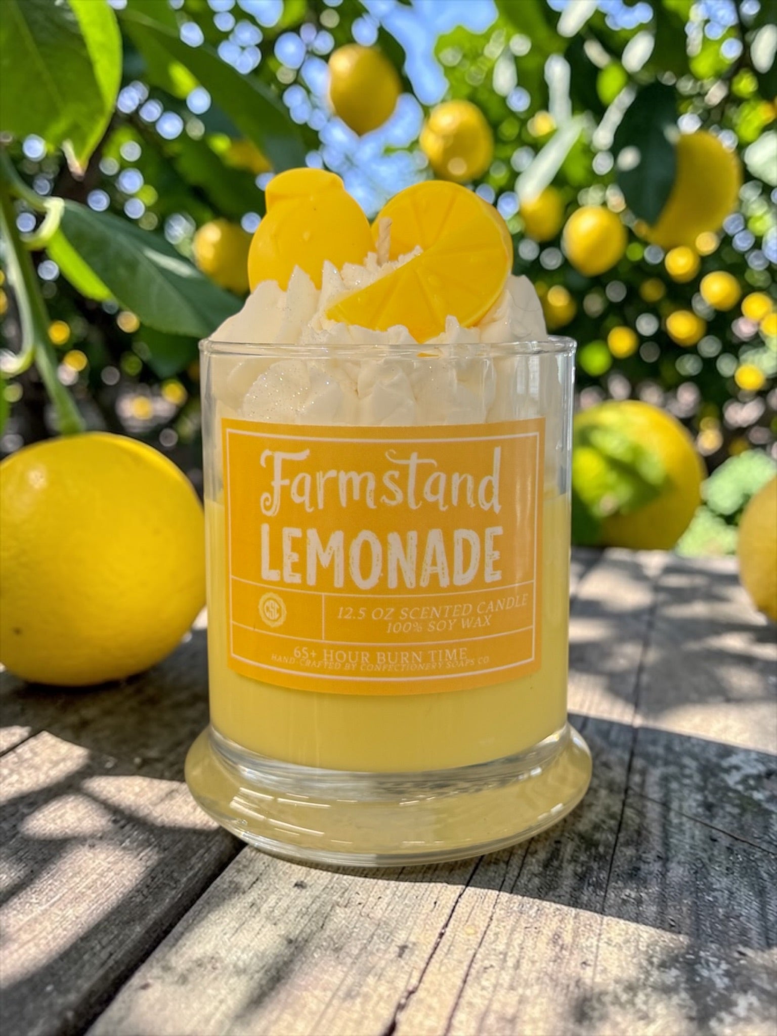 Farmstand Lemonade Specialty Glass Candle