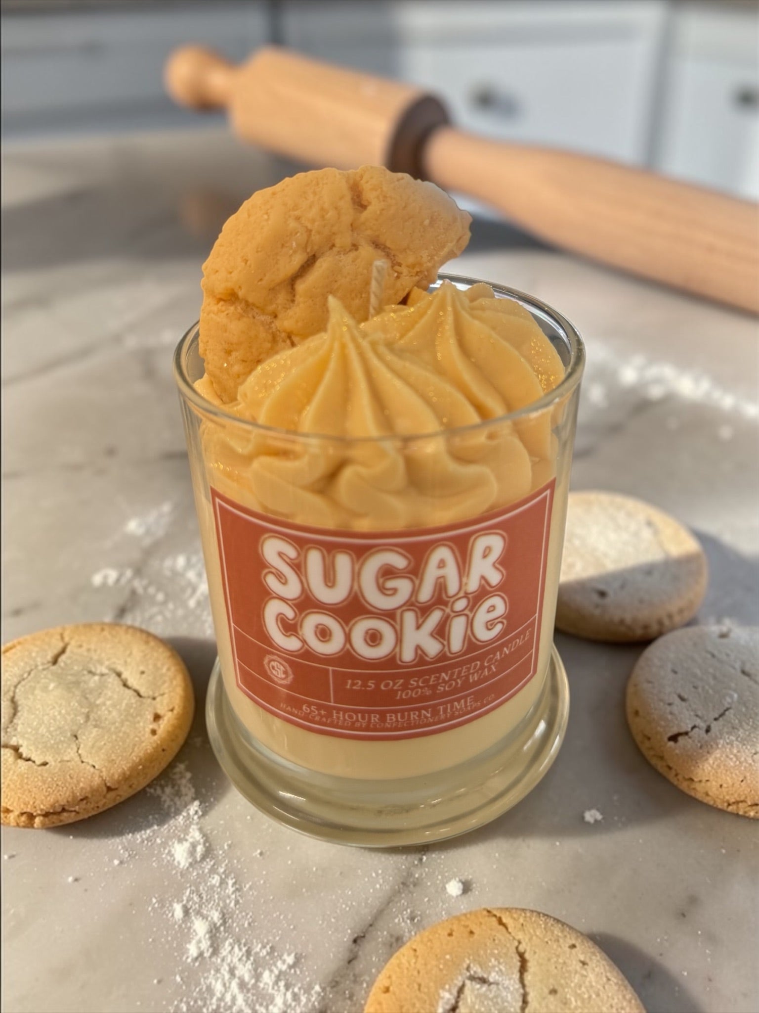 Sugar Cookie Specialty Glass Candle