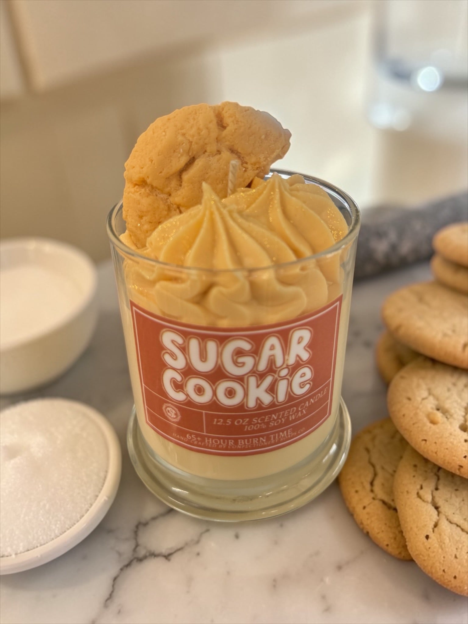 Sugar Cookie Specialty Glass Candle