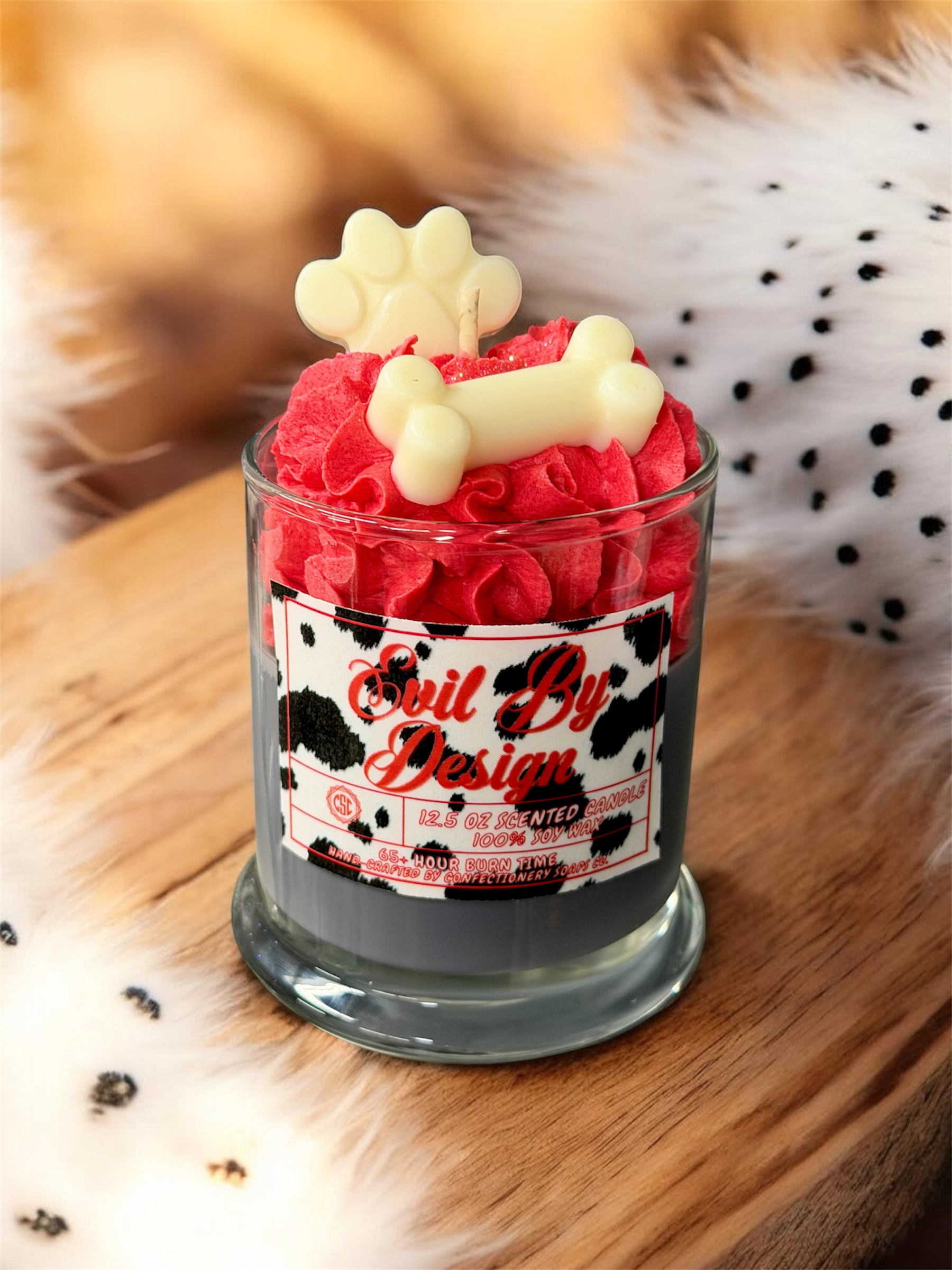 Evil By Design Specialty Glass Candle
